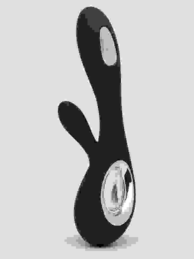 Lelo Soraya Wave Rechargeable Rabbit Vibrator, Black, hi-res